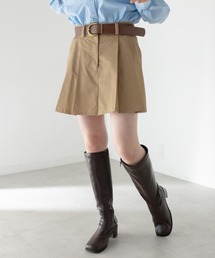 OLIVE des OLIVE | ベルト付きミニプリーツスカート(スカート)