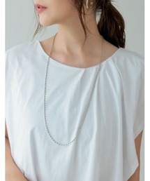 ドロップチェーンロングネックレス