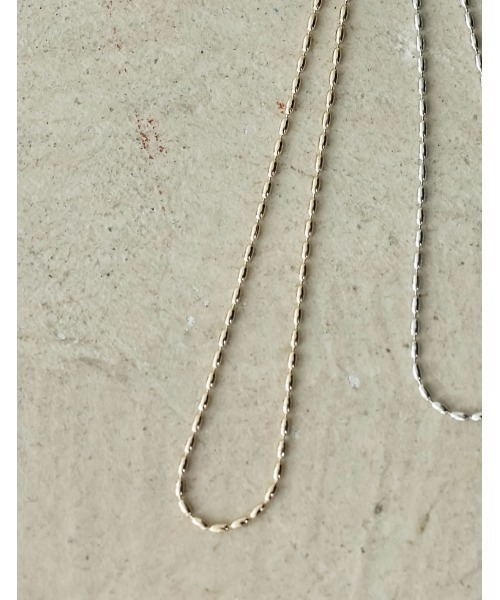 Re:EDIT（リエディ）の「ドロップチェーンロングネックレス（ネックレス・レディース・ゴールド/シルバー・FREE）」の2枚目の写真