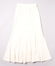 【美品】CASA FLINE　履けば若見え！全て手作業で作られる可愛いスカート CASA FLINE - 【1番人気】COTTON TIERED SKIRT / コットン