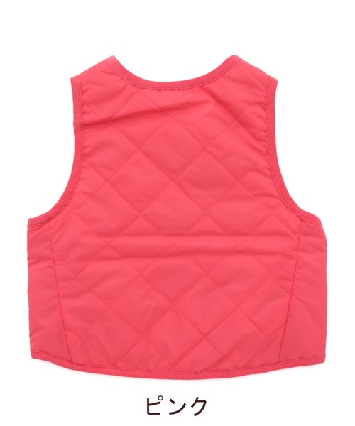 RAGMART（ラグマート）の「リバーシブルインナーベスト（ベスト・キッズ・キャメル/ピンク/グリーン・100cm/120cm/110cm/130cm）」の10枚目の写真