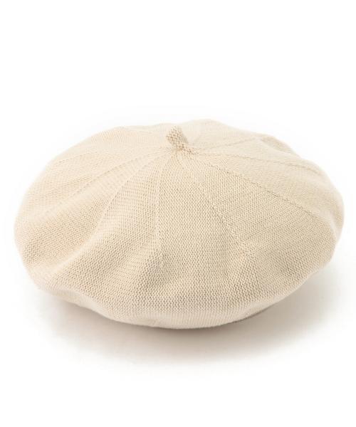 Ray BEAMS（レイビームス）の「Ray BEAMS / コットンベレー（ハンチング/ベレー帽・レディース・グレー/ブラック/ベージュ/ネイビー・ONE SIZE）」の6枚目の写真