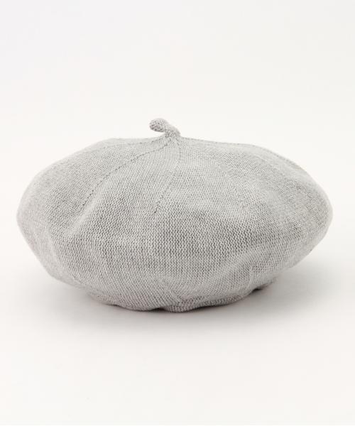 Ray BEAMS（レイビームス）の「Ray BEAMS / コットンベレー（ハンチング/ベレー帽・レディース・グレー/ブラック/ベージュ/ネイビー・ONE SIZE）」の10枚目の写真