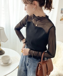 classicalelf | 360度盛れる。リブドッキングメロウシアー素材カットソー(Tシャツ/カットソー)