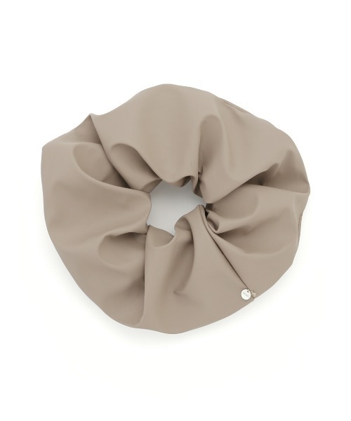 SNIDEL（スナイデル）の「バリエシュシュ（シュシュ・レディース・キャメル/チェック/ライトブルー・FREE）」の2枚目の写真