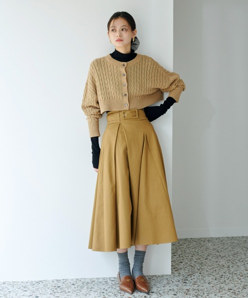 SNIDEL（スナイデル）の「バリエシュシュ（シュシュ・レディース・キャメル/チェック/ライトブルー・FREE）」の6枚目の写真