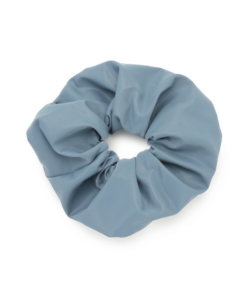 SNIDEL（スナイデル）の「バリエシュシュ（シュシュ・レディース・キャメル/チェック/ライトブルー・FREE）」の7枚目の写真