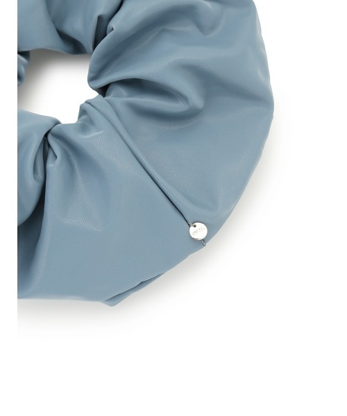 SNIDEL（スナイデル）の「バリエシュシュ（シュシュ・レディース・キャメル/チェック/ライトブルー・FREE）」の8枚目の写真