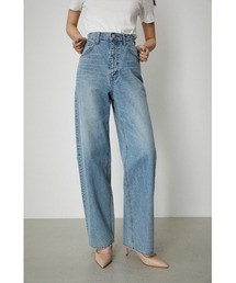 AZUL by moussy | HIGH WAIST DENIM WIDE Ⅲ/ハイウエストデニムワイドⅢ(デニムパンツ)