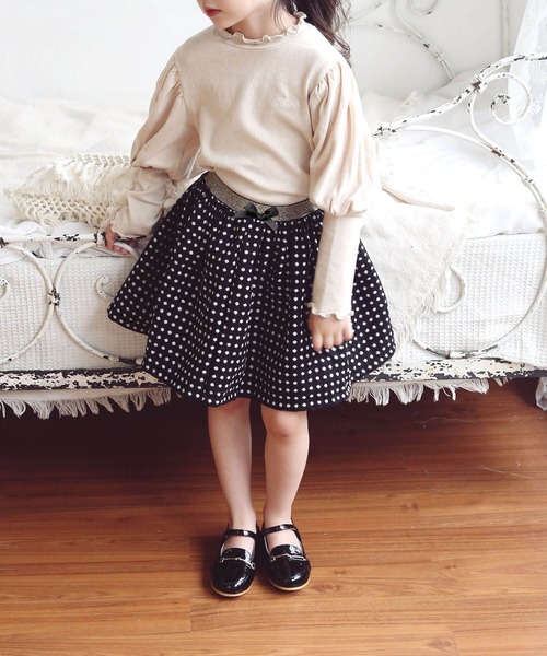 Rora（ローラ）の「サンサン スカート（スカート・キッズ・ブラック・130/110/150/120/140）」の2枚目の写真
