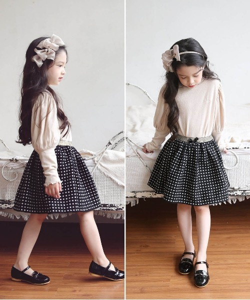 Rora（ローラ）の「サンサン スカート（スカート・キッズ・ブラック・130/110/150/120/140）」の6枚目の写真