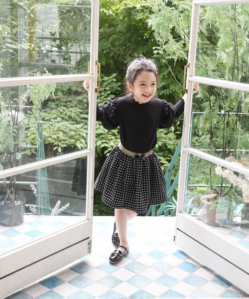 Rora（ローラ）の「サンサン スカート（スカート・キッズ・ブラック・130/110/150/120/140）」の8枚目の写真