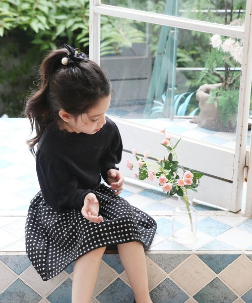 Rora（ローラ）の「サンサン スカート（スカート・キッズ・ブラック・130/110/150/120/140）」の9枚目の写真
