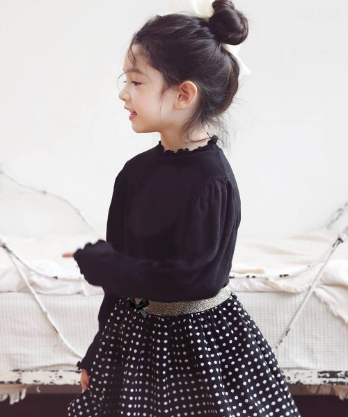 Rora（ローラ）の「サンサン スカート（スカート・キッズ・ブラック・130/110/150/120/140）」の3枚目の写真