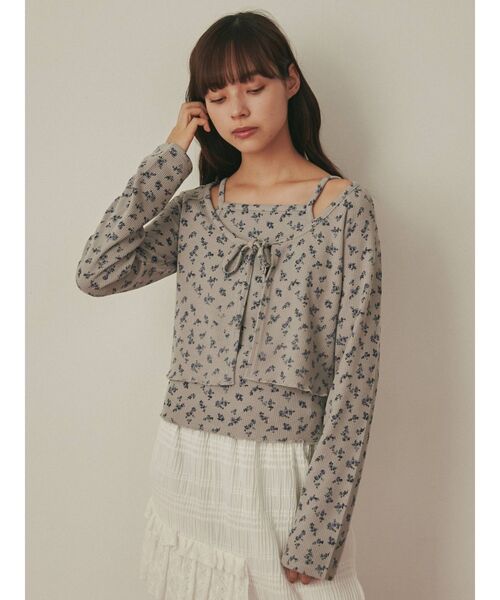 merry jenny（メリージェニー）の「floralアンサンブル（アンサンブル・レディース・ラベンダー/オフホワイト・FREE）」の20枚目の写真