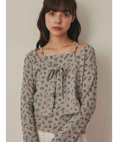 merry jenny（メリージェニー）の「floralアンサンブル（アンサンブル・レディース・ラベンダー/オフホワイト・FREE）」の22枚目の写真
