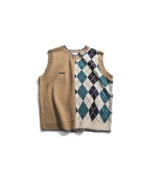 CORPUS TOKYO | アーガイルVネックニットベスト(ベスト)