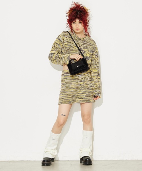 X-girl(エックスガール)の「LEG WARMER(レッグウォーマー・レディース・ホワイト/ブラック/パープル・ONE SIZE)」の13枚目の写真