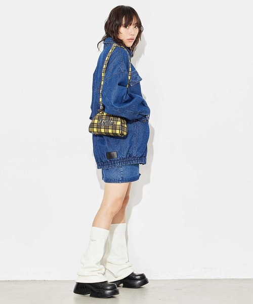 X-girl(エックスガール)の「LEG WARMER(レッグウォーマー・レディース・ホワイト/ブラック/パープル・ONE SIZE)」の20枚目の写真