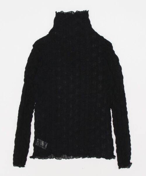 Ritzy（リッツィー）の「シアーハイネックメローウェーブ柄トップス（Tシャツ/カットソー・レディース・ホワイト/ブラック/ブラウン・FREE）」の19枚目の写真