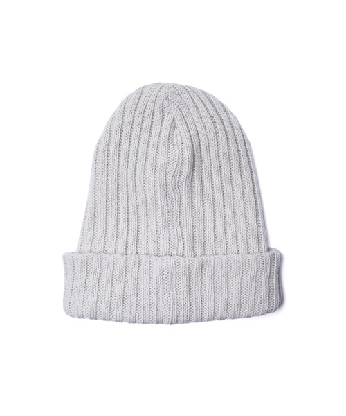 STUDIO SEVEN(スタジオ セブン)の「Flower Wappen Knit Cap【STUDIOSEVEN/スタジオセブン】(ニットキャップ/ビーニー・メンズ・ネイビー/ベージュ/オレンジ・FREE)」の7枚目の写真