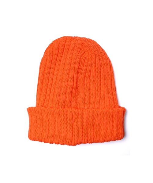 STUDIO SEVEN(スタジオ セブン)の「Flower Wappen Knit Cap【STUDIOSEVEN/スタジオセブン】(ニットキャップ/ビーニー・メンズ・ネイビー/ベージュ/オレンジ・FREE)」の9枚目の写真