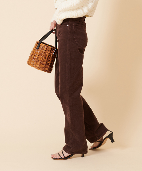 U by SPICK&SPAN(ユーバイスピックアンドスパン)の「【ROLLAS/ローラス】 ORIGINAL STRAIGHT(その他パンツ・レディース・ブラウン・SMALL/X-SMALL)」の2枚目の写真