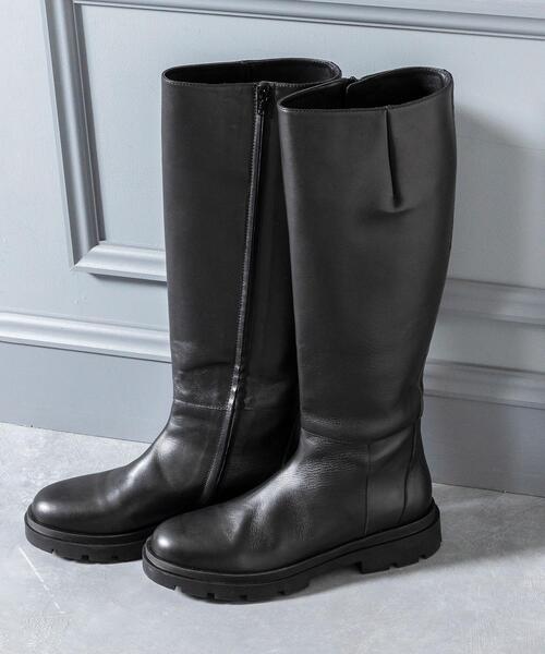 FABIO RUSCONI（ファビオルスコーニ）の「＜FABIO RUSCONI＞レザー ロングブーツ（ブーツ・レディース・ブラック・38/39/36/37）」の3枚目の写真