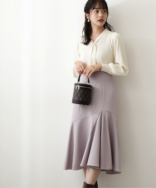 PROPORTION BODY DRESSING（プロポーションボディドレッシング）の「ドレープマーメイドスカート / 1212220020（スカート・レディース・ブラウン/グレー/ピンク・SMALL/MEDIUM）」の7枚目の写真