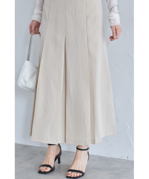 ZOZO限定】リネンタッチカッティングジャンパースカート