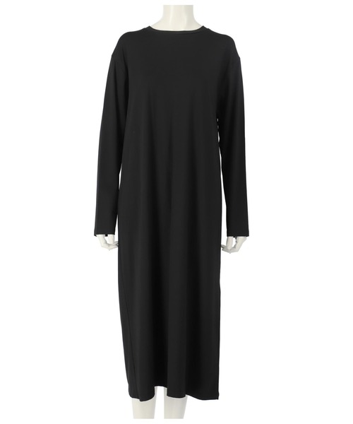 Settimissimo(セッティミッシモ)の「シルケット天竺バックスリットロングTシャツ(Tシャツ/カットソー・レディース・ブラック/グリーン/キャメル・FREE)」の8枚目の写真