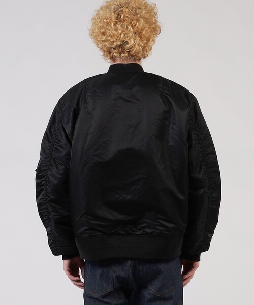 EDITION(エディション)の「MA-1 ナイロン ブルゾン(ブルゾン・メンズ・カーキ/ブラック・M/S)」の7枚目の写真