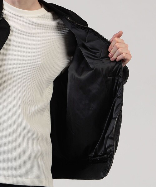 EDITION(エディション)の「MA-1 ナイロン ブルゾン(ブルゾン・メンズ・カーキ/ブラック・M/S)」の10枚目の写真