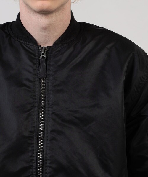 EDITION(エディション)の「MA-1 ナイロン ブルゾン(ブルゾン・メンズ・カーキ/ブラック・M/S)」の11枚目の写真