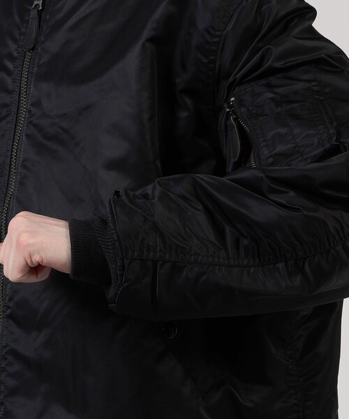 EDITION(エディション)の「MA-1 ナイロン ブルゾン(ブルゾン・メンズ・カーキ/ブラック・M/S)」の12枚目の写真