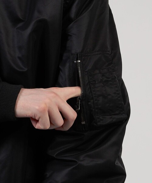 EDITION(エディション)の「MA-1 ナイロン ブルゾン(ブルゾン・メンズ・カーキ/ブラック・M/S)」の15枚目の写真