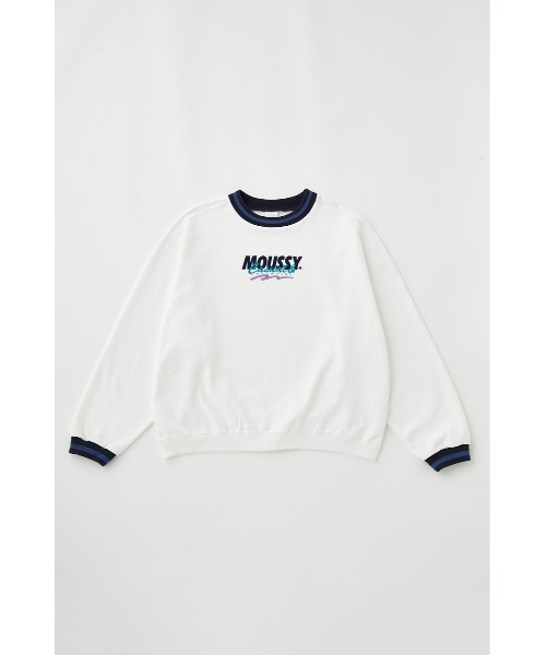MOUSSY スウェット MOUSSY トレーナー スウェット 「ライトブラック ZOZO限定カラー