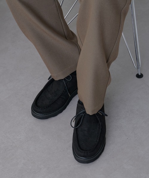 COLONY 2139(コロニートゥーワンスリーナイン)の「軽量底モカシンシューズ(モカシン/デッキシューズ・メンズ・ブラック/ベージュ・MEDIUM/LARGE)」の15枚目の写真