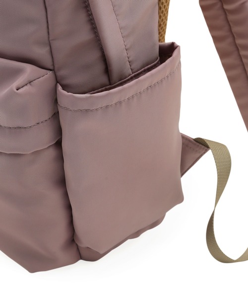 ROPE' PICNIC(ロペピクニック)の「撥水加工/リサイクルポリエステルツイルリュック(バックパック/リュック・レディース・ブラック/パープル系その他・FREE)」の8枚目の写真