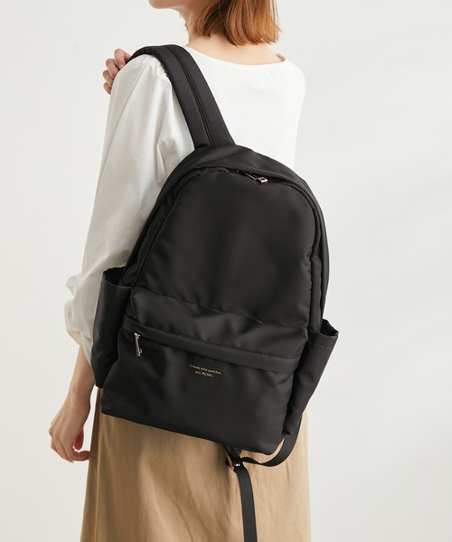 ROPE' PICNIC(ロペピクニック)の「撥水加工/リサイクルポリエステルツイルリュック(バックパック/リュック・レディース・ブラック/パープル系その他・FREE)」の14枚目の写真