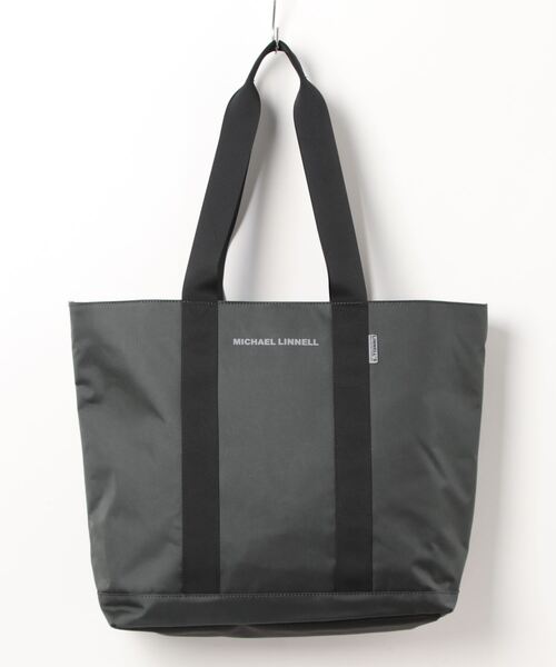 MICHAEL LINNELL（マイケル リンネル）の「【MICHAEL LINNELL/マイケルリンネル】Tote Bag　軽量　撥水　高強度　トートバッグ（トートバッグ・メンズ・ブラック/ネイビー/グレー・FREE）」の2枚目の写真