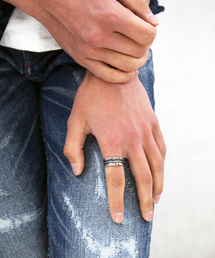 amp japan（アンプジャパン）の「インディアンジュエリー テイスト~Etenal Feather Ring（リング・メンズ）」