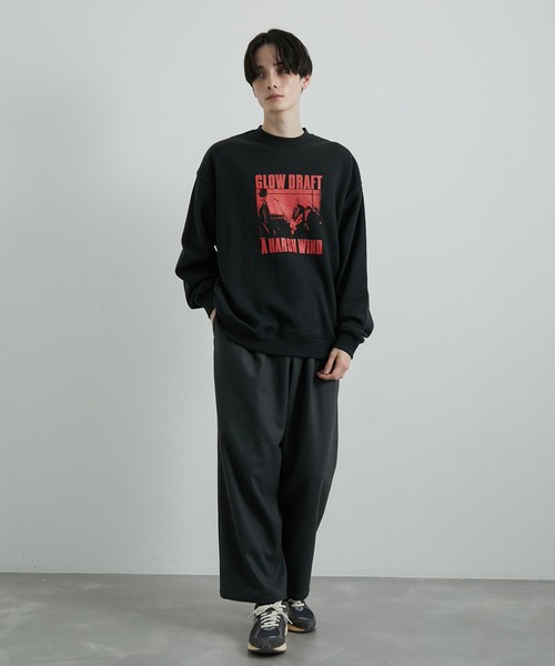 JUNRED（ジュンレッド）の「バンドビッグスウェット（スウェット・メンズ・ブラック/ブラック系その他/ブラック系その他2・M/S/L）」の14枚目の写真