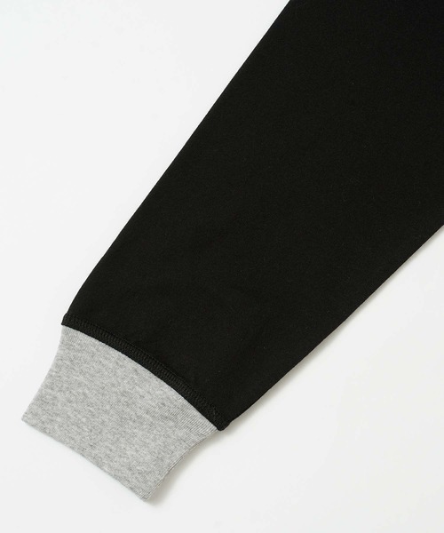 X-girl（エックスガール）の「GUMMED TAPE PRINT L/S TEE（Tシャツ/カットソー・レディース・アッシュ/ブラック/ピンク・S/M/L/XL）」の10枚目の写真