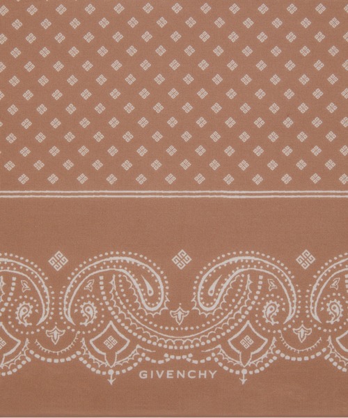 GIVENCHY（ジバンシイ）の「GIVENCHY 4G cotton bandana（バンダナ/スカーフ・メンズ・ベージュ・FREE）」の2枚目の写真