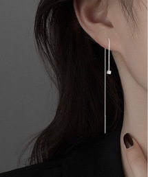 【OKUOKU 0909】 ロングラインストーンピアス oku-pierce-672918388772-26 I