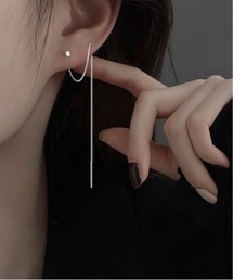 【OKUOKU 0909】 ロングラインストーンピアス oku-pierce-672918388772-26 I