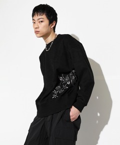 INES BLACK HENLEY TOP（Tシャツ/カットソー）｜Jaded London