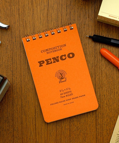 Penco（ペンコ）の「Penco ペンコ コイルノートパッド S（手帳/メモ帳・レディース・イエロー/オレンジ/ミント/ホワイト/ナチュラル/ブルー・FREE）」の6枚目の写真