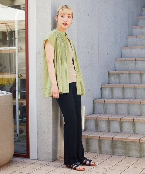 FREAK'S STORE（フリークスストア）の「【限定展開】 ポンチイージーパンツ（その他パンツ・レディース・イエロー/グリーン/ブラック/パープル/ネイビー/レッド・SMALL/MEDIUM/LARGE）」の13枚目の写真